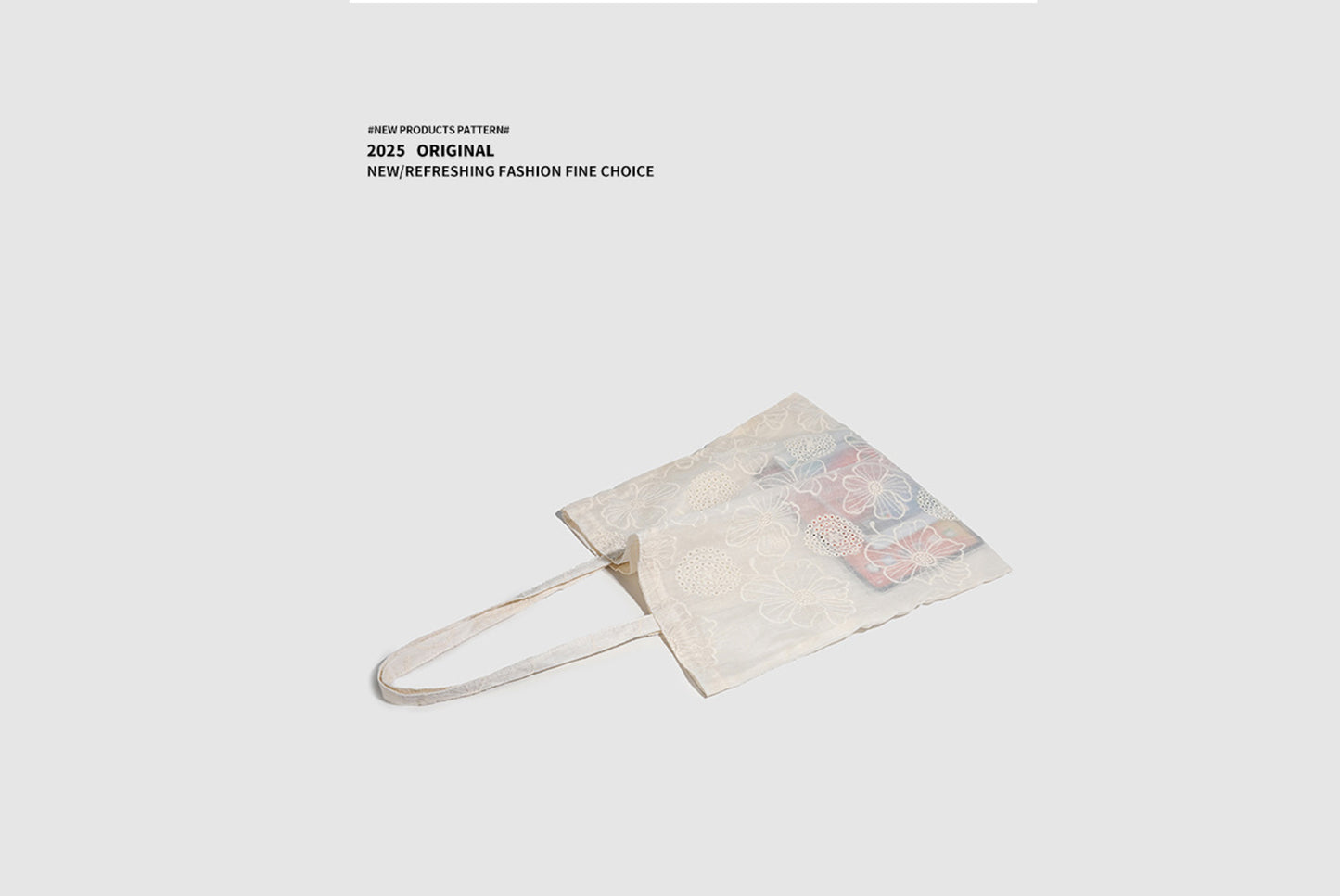 Hollow Embroidered Shoulder Bag