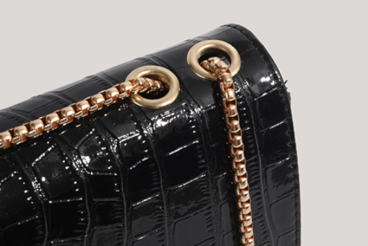 Casual Retro Crossbody Shoulder Bag (Black)**