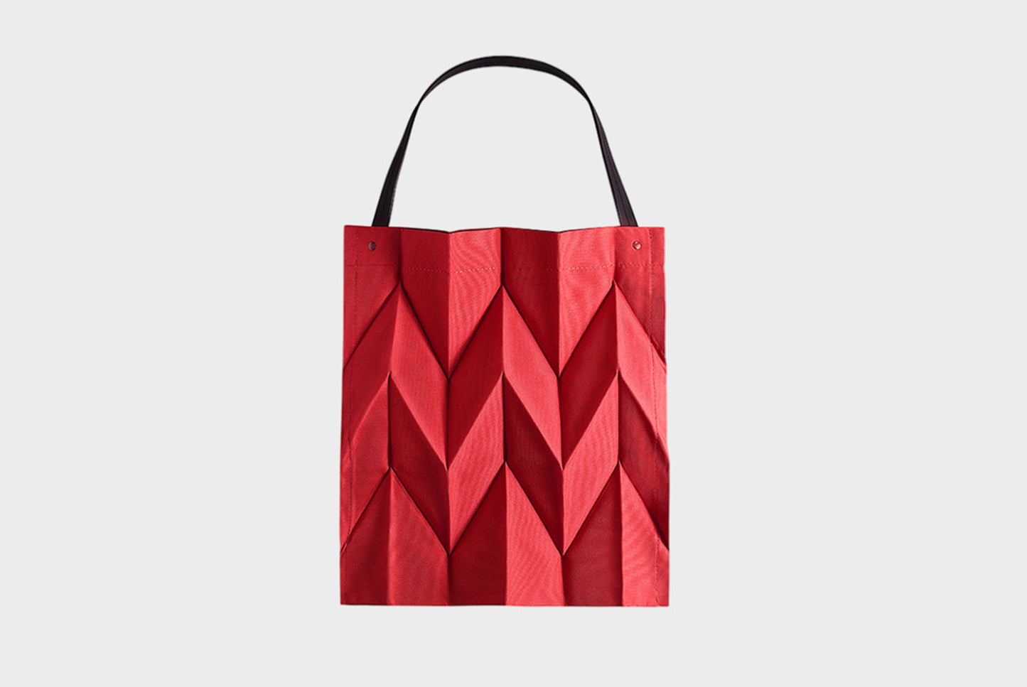 Geometric Diamond Pleated Bag