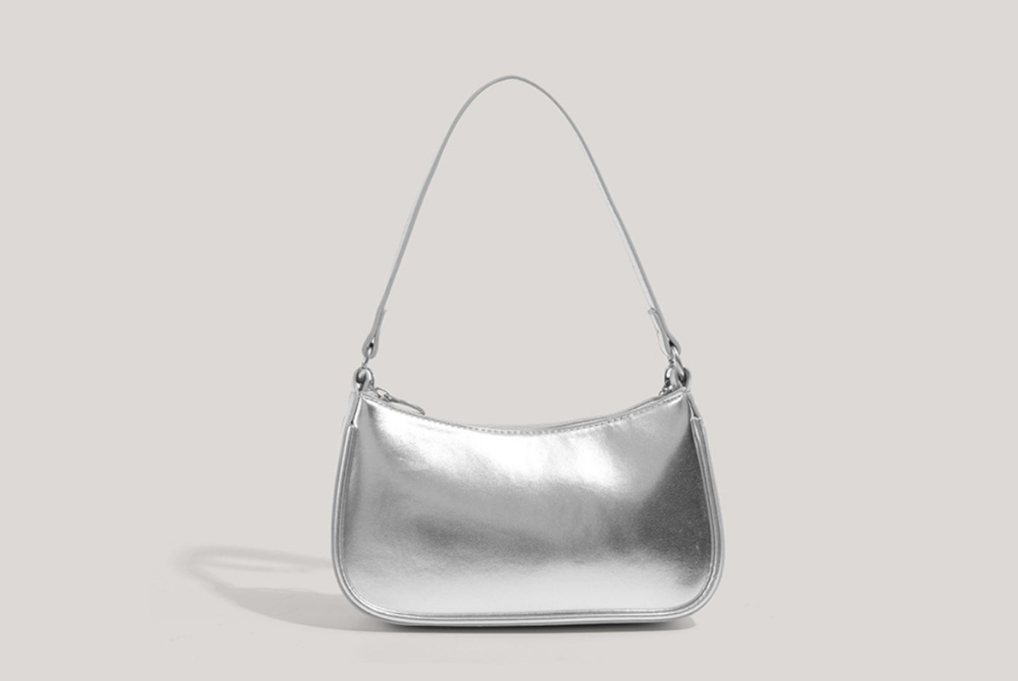 **Silver Crescent Bag