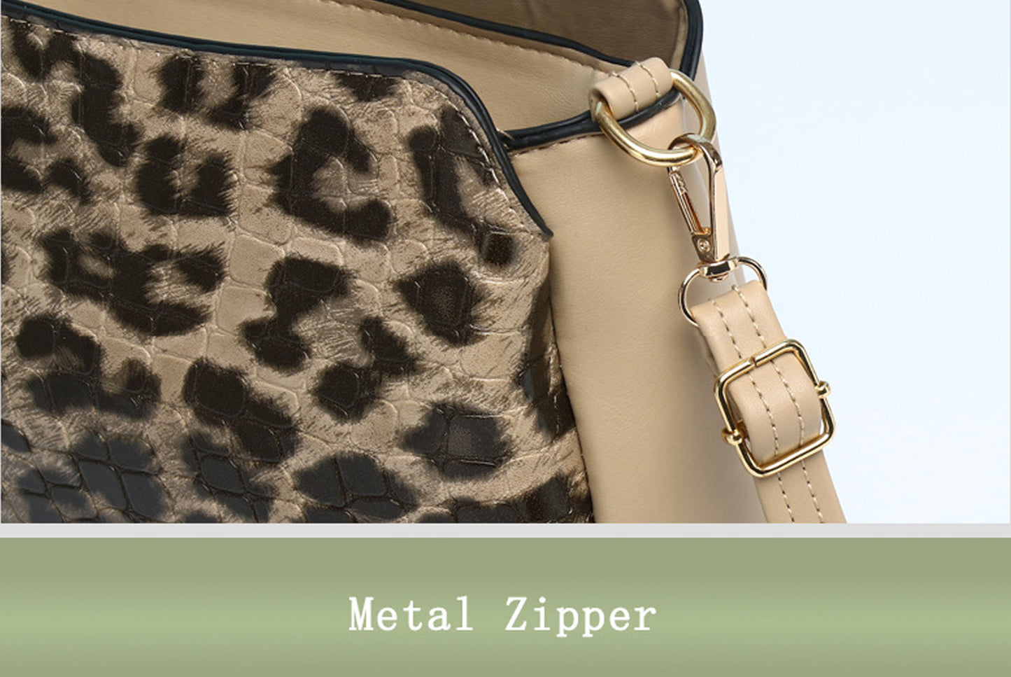 Stone-Painted Zippered Bag