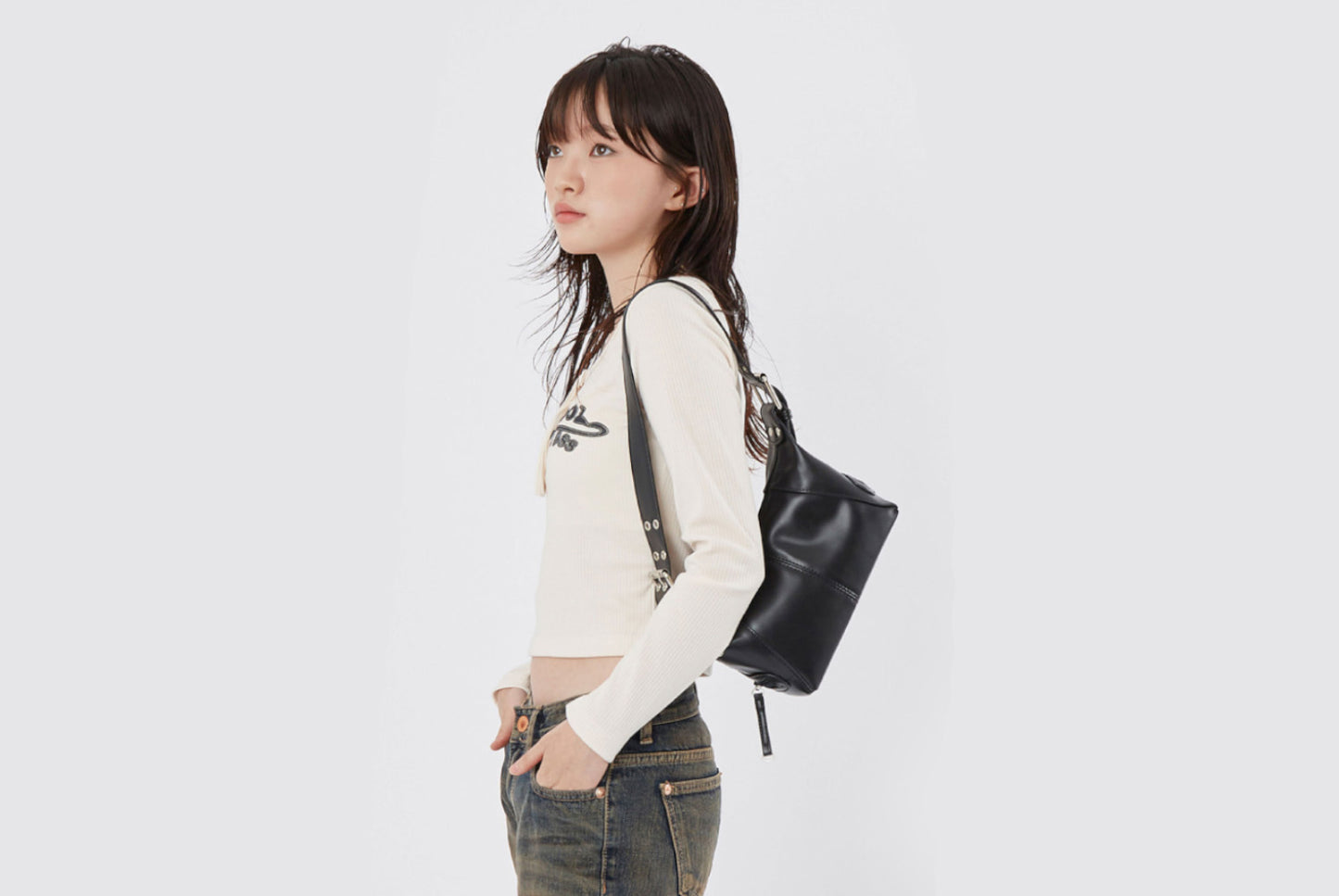 Retro Motorcycle Underarm Bag