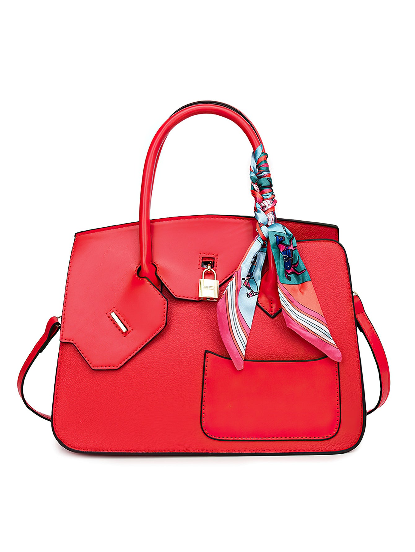 Luxury Croc-Embossed Tote: Spacious Kelly-Style Shoulder Bag with Detachable Strap - 9 Colours