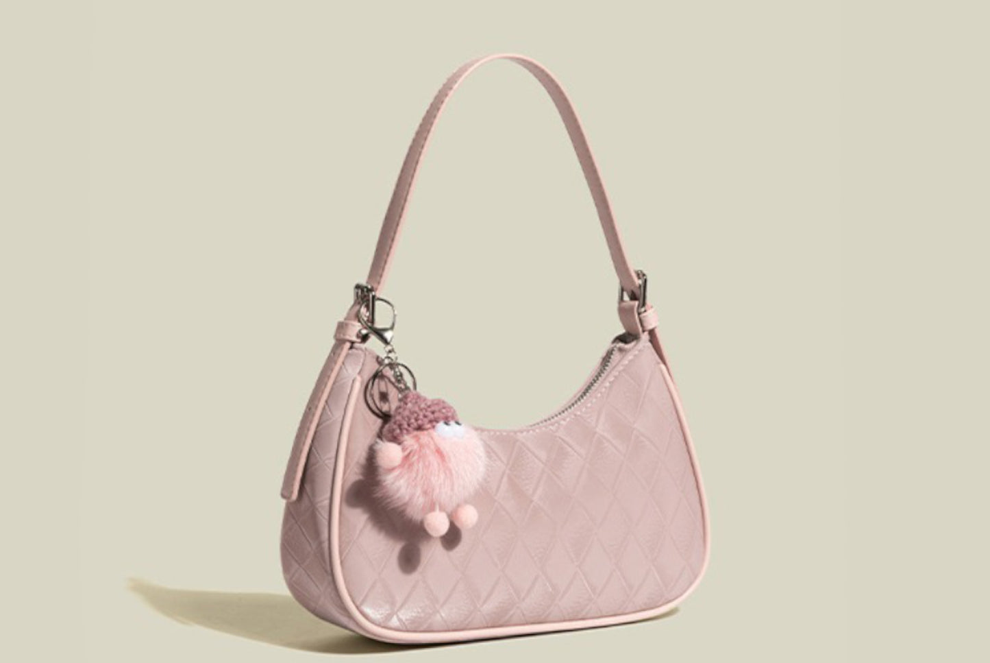 Versatile Crescent-Shaped Shoulder/Crossbody Bag for Women