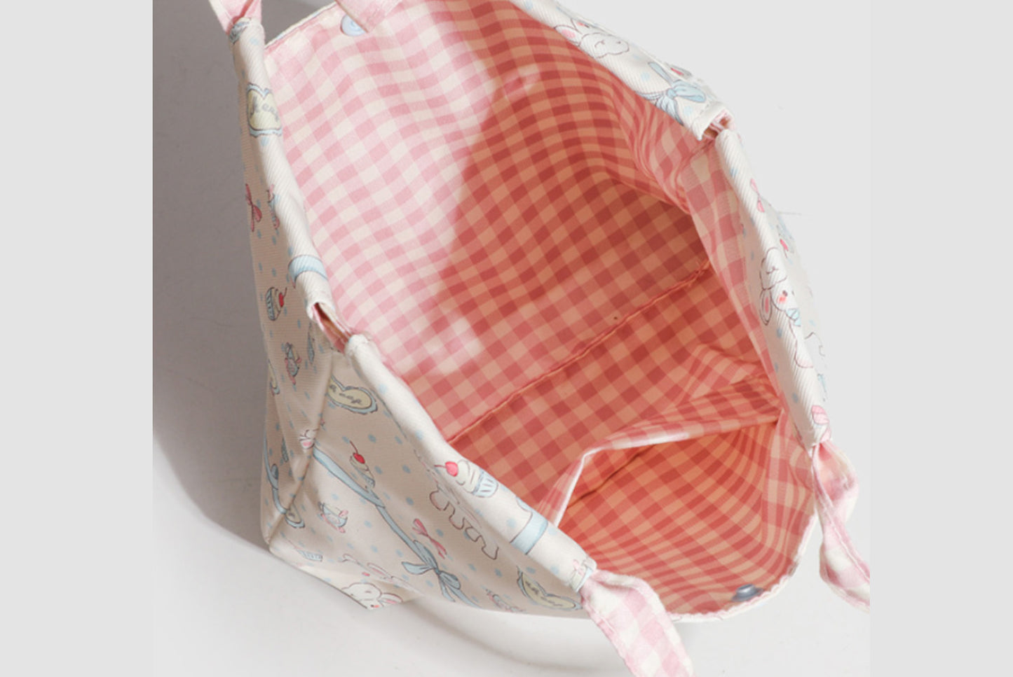 Cute Floral Canvas Lunch Bag for Women