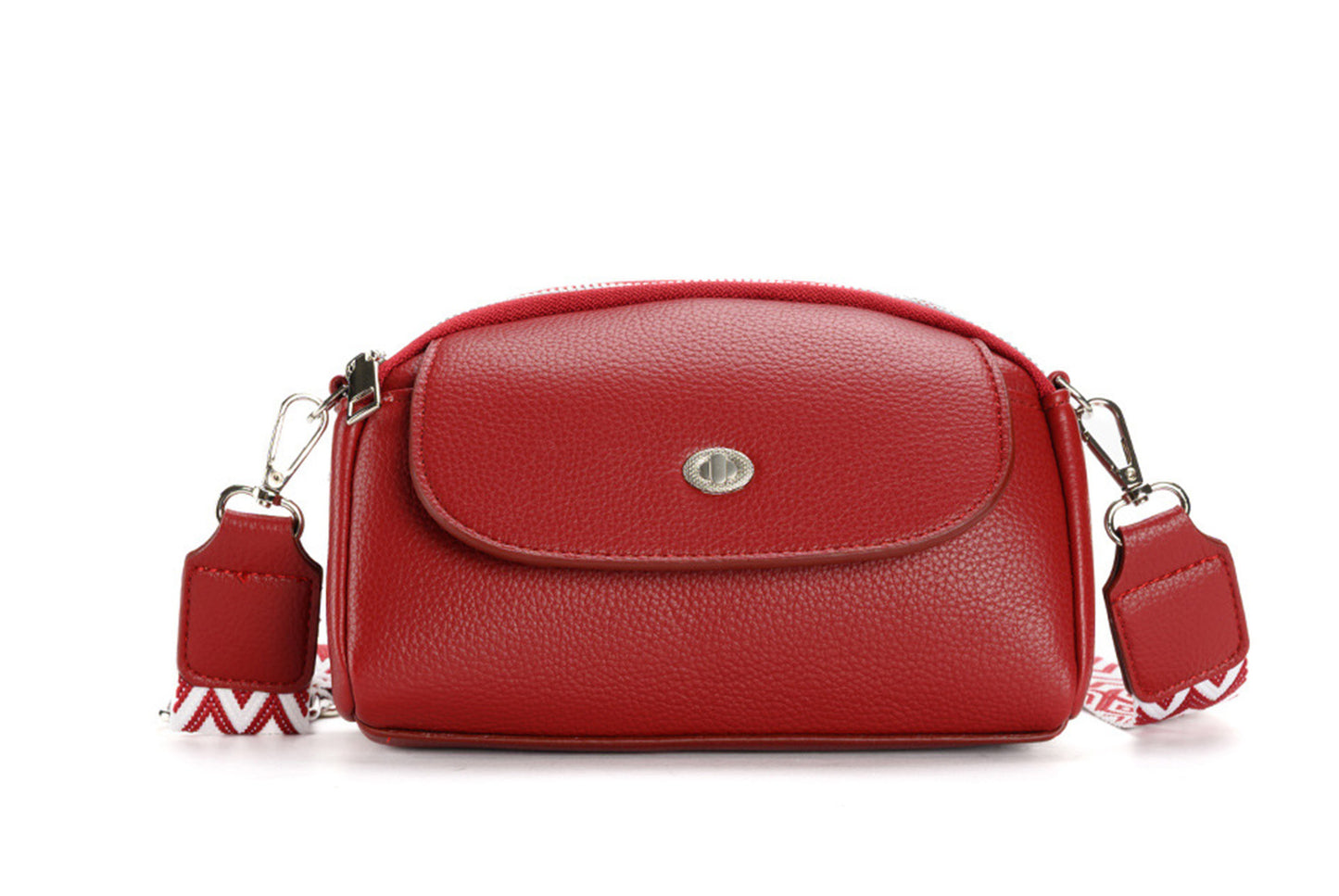 Women's Phone Bag with Litchi Texture