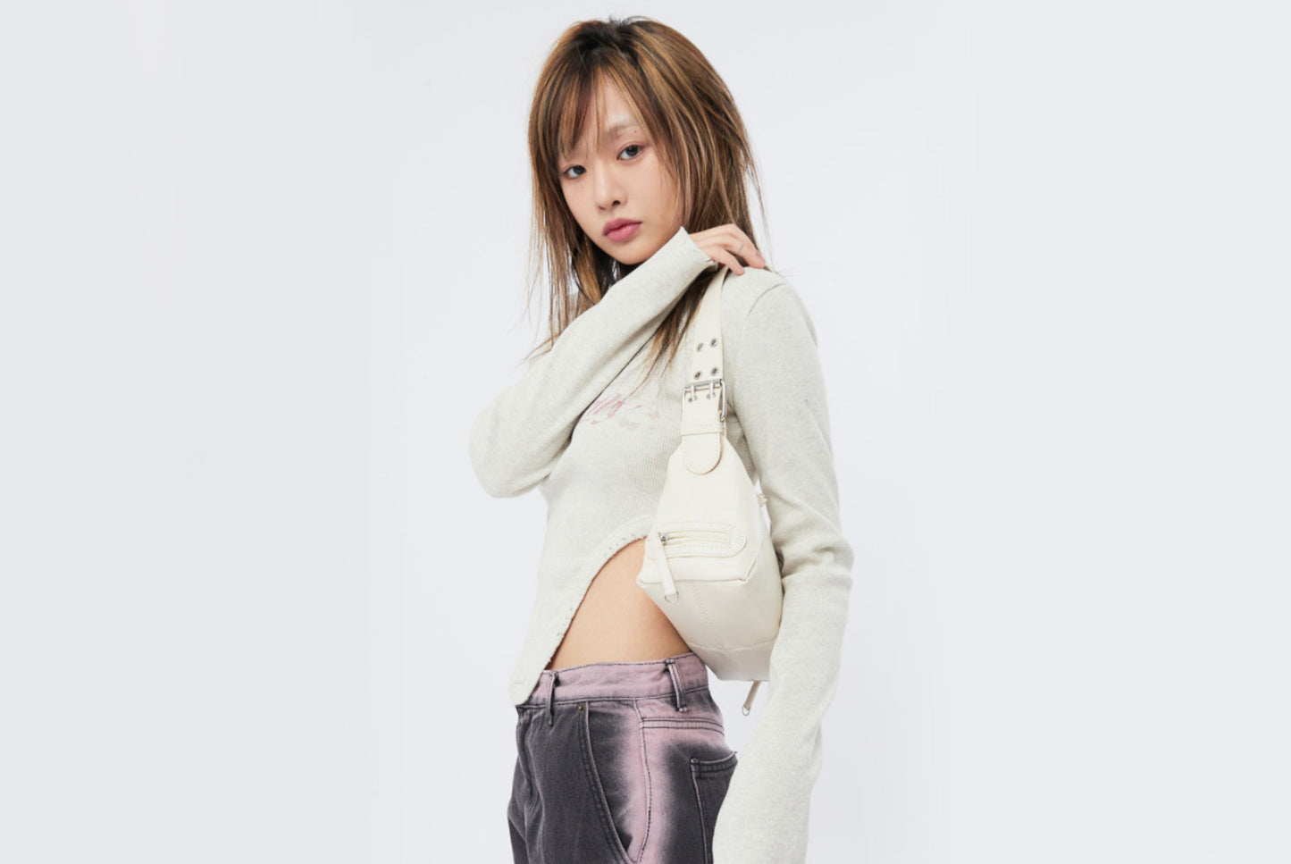 Retro Motorcycle Underarm Bag