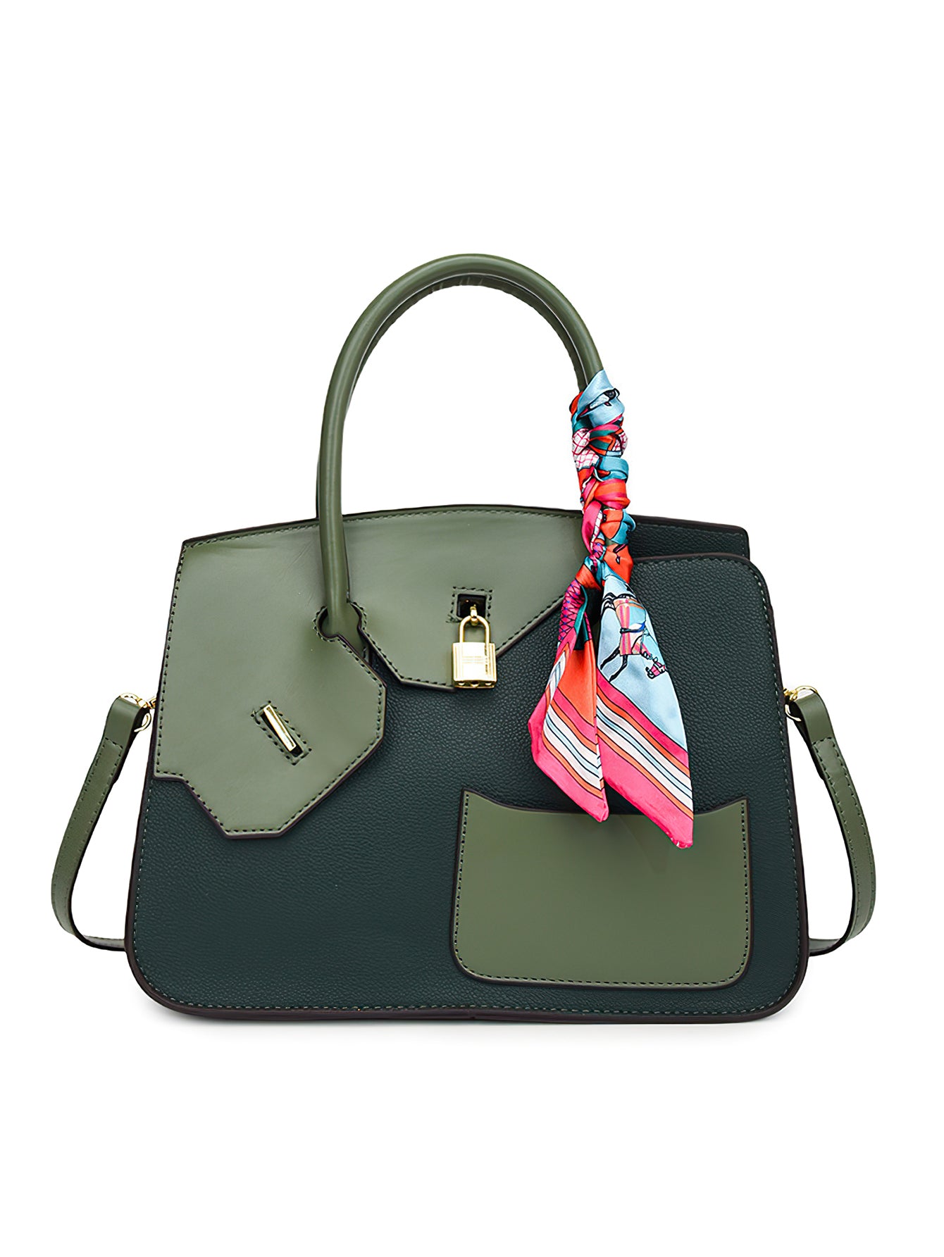 Luxury Croc-Embossed Tote: Spacious Kelly-Style Shoulder Bag with Detachable Strap - 9 Colours