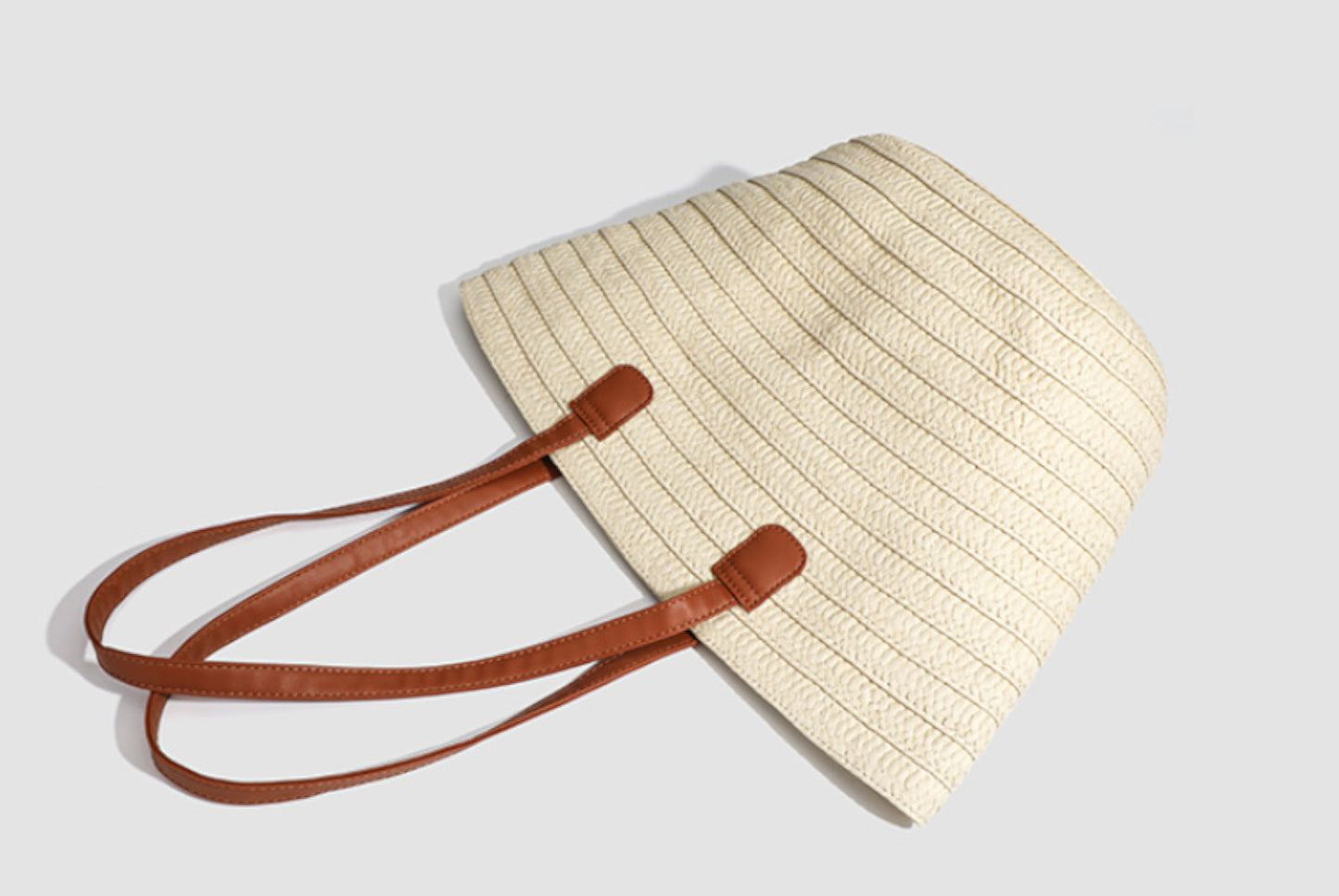 Large-Capacity Straw Tote Bag for Women