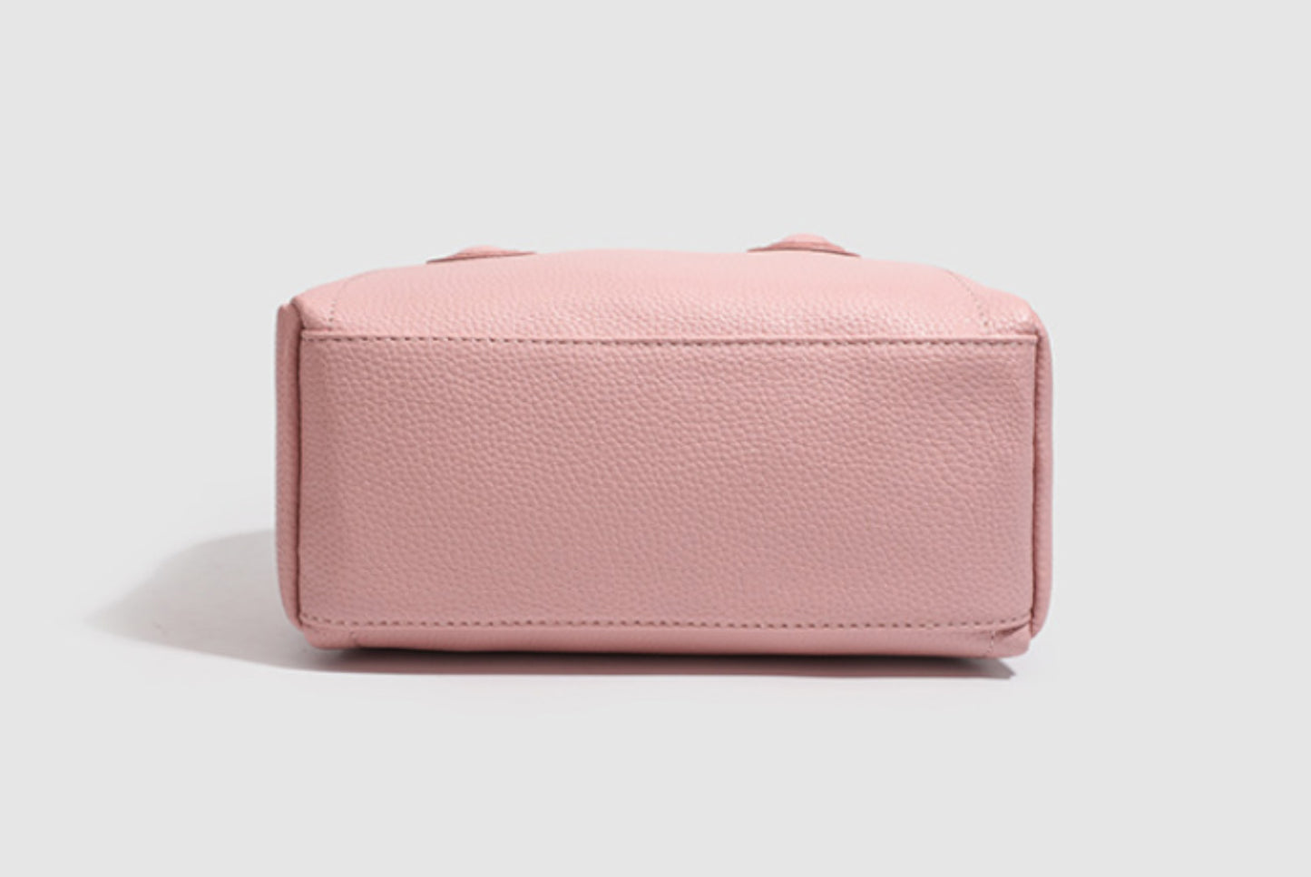 **Stylish Sakura Pink Small Square Crossbody Commuter Bag**