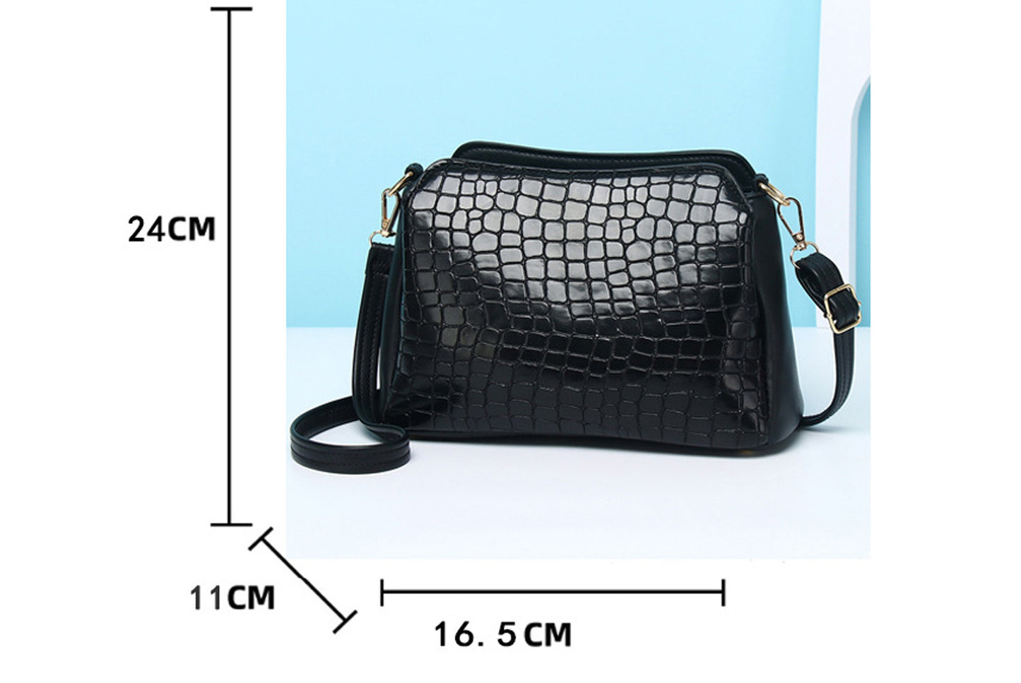 Stone-Painted Zippered Bag