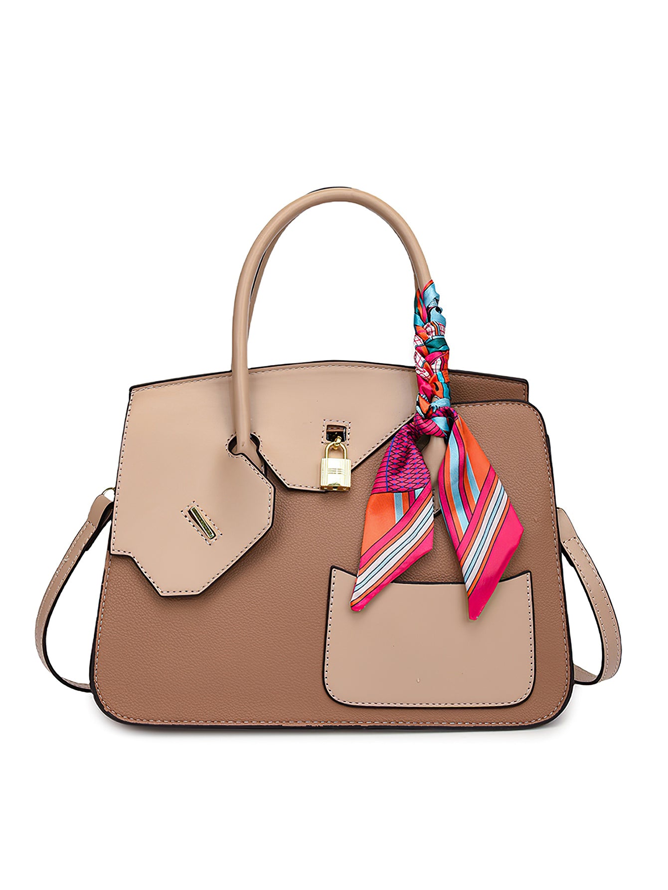 Luxury Croc-Embossed Tote: Spacious Kelly-Style Shoulder Bag with Detachable Strap - 9 Colours