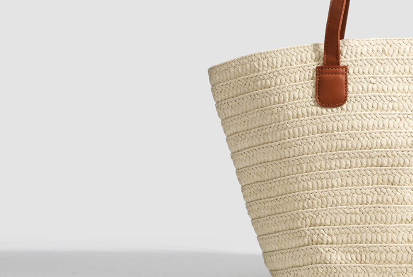 Large-Capacity Straw Tote Bag for Women