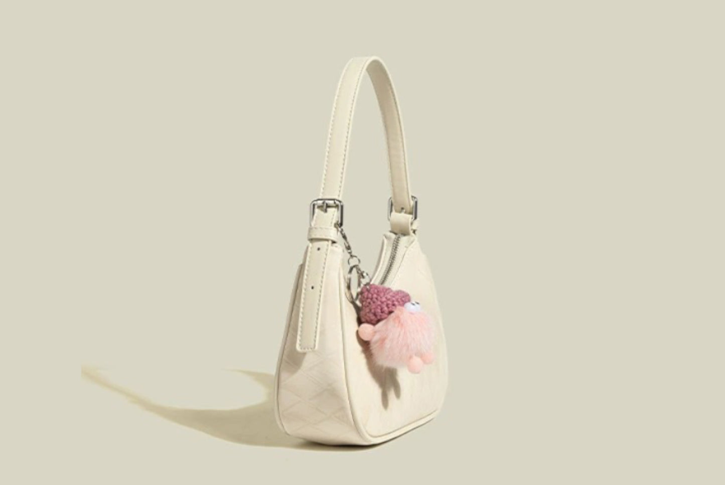 Versatile Crescent-Shaped Shoulder/Crossbody Bag for Women