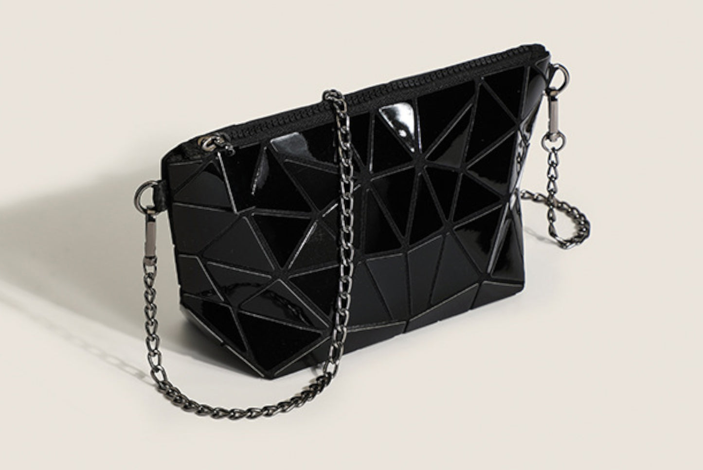 Geometric Diamond Checkered Versatile Shoulder Bag