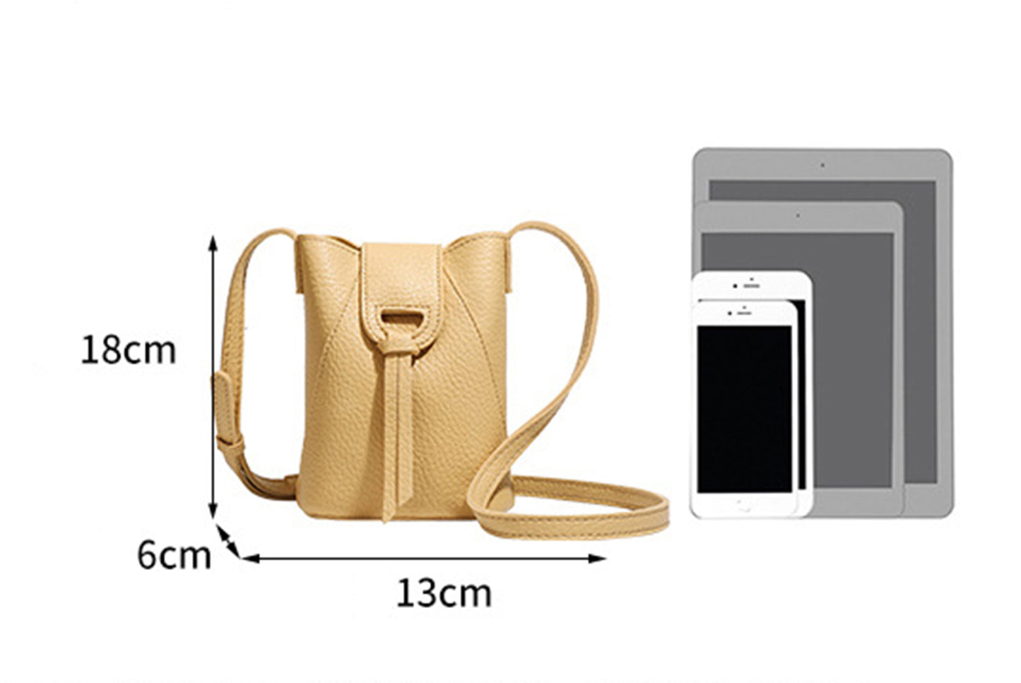 Stylish and versatile shoulder and crossbody bucket bag