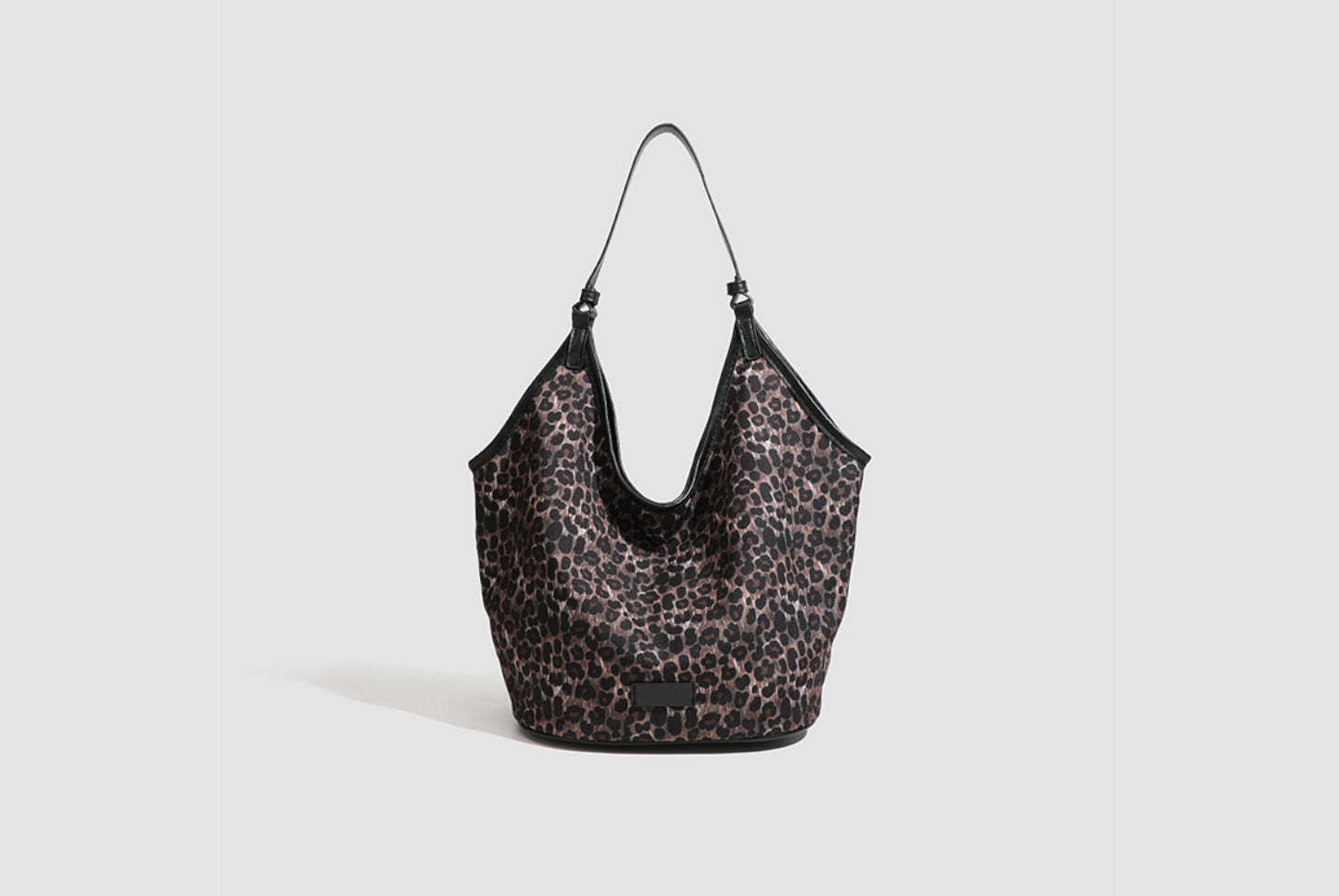 Leopard Print Large Capacity Commuter Tote Bag
