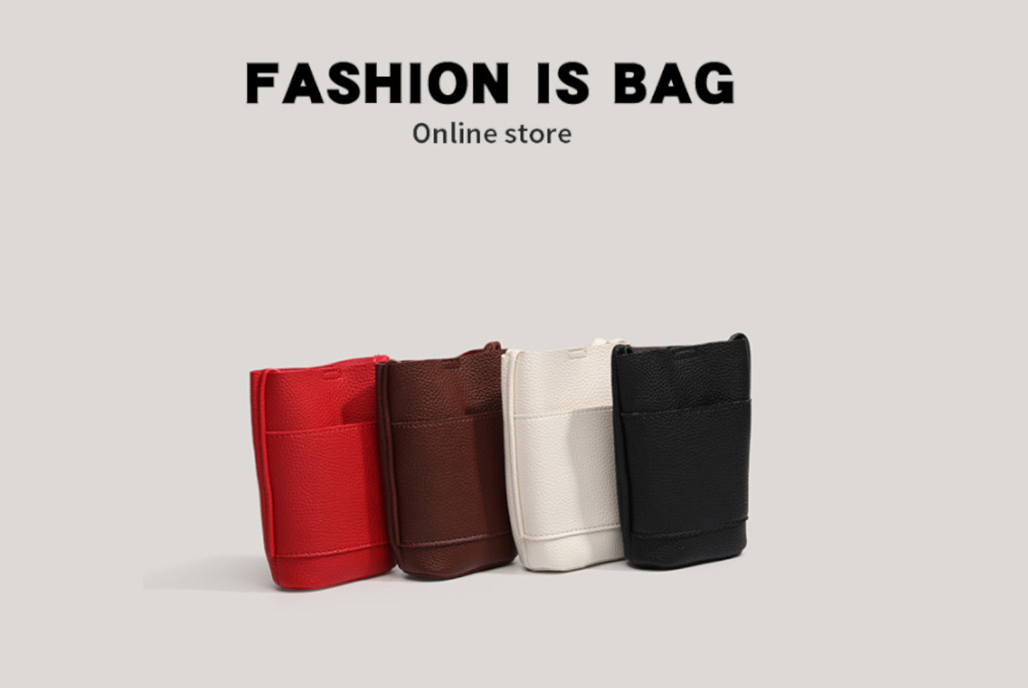 Lightweight and Stylish Crossbody Bucket Bag