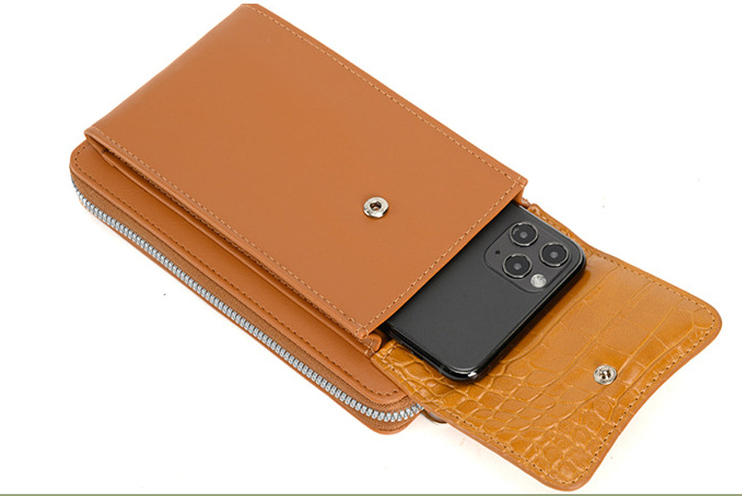 Stylish soft leather phone bag