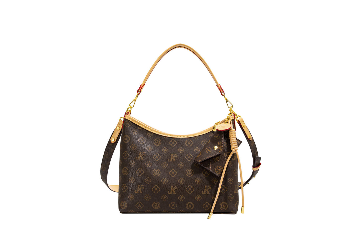 **Monogram Color-Block Tote Bag**