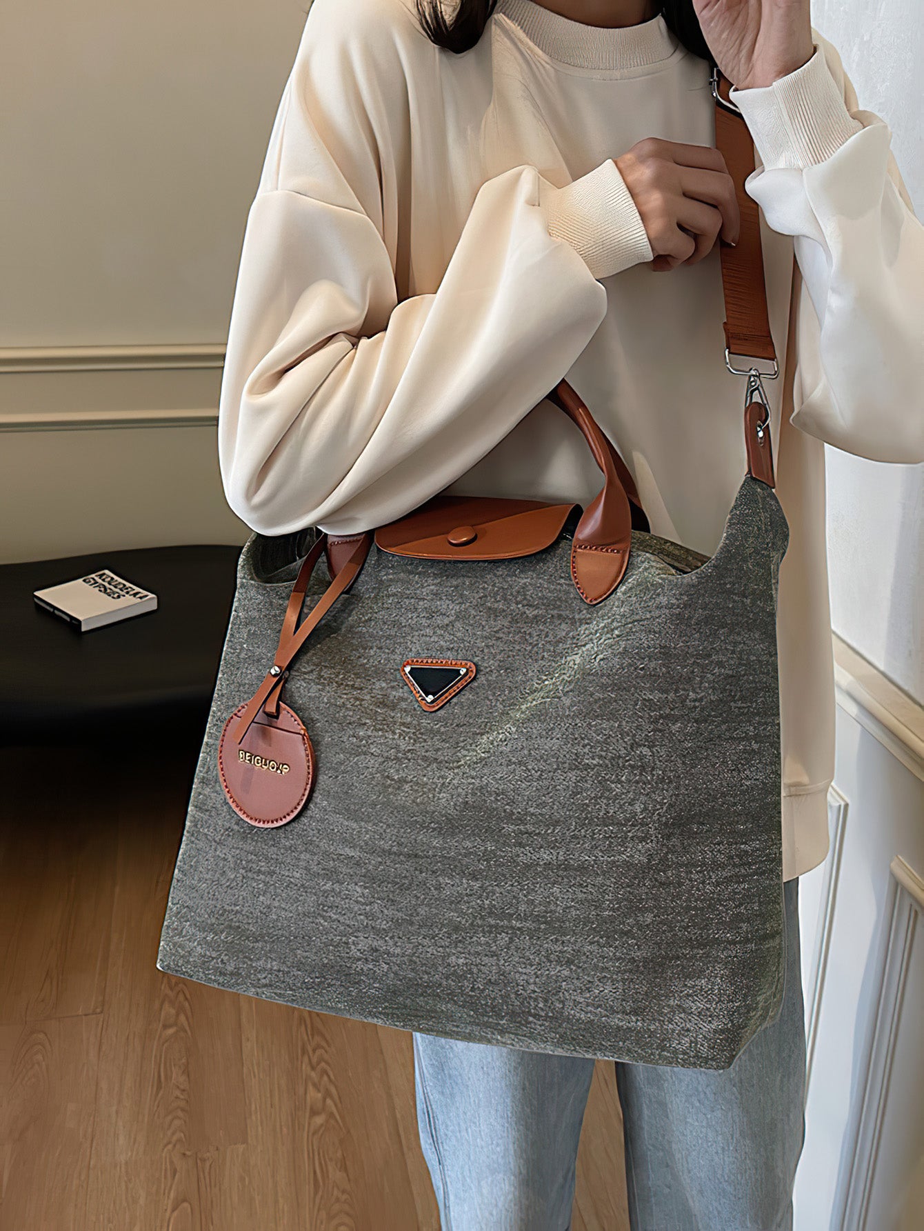 Denim Travel Tote Bag – 3 Colours