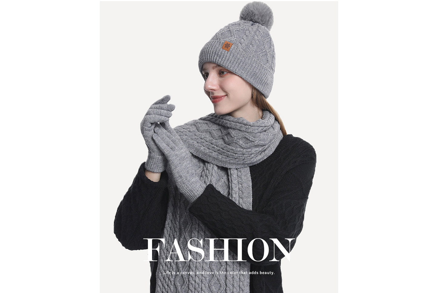 Women's Winter Warm Three-Piece Set