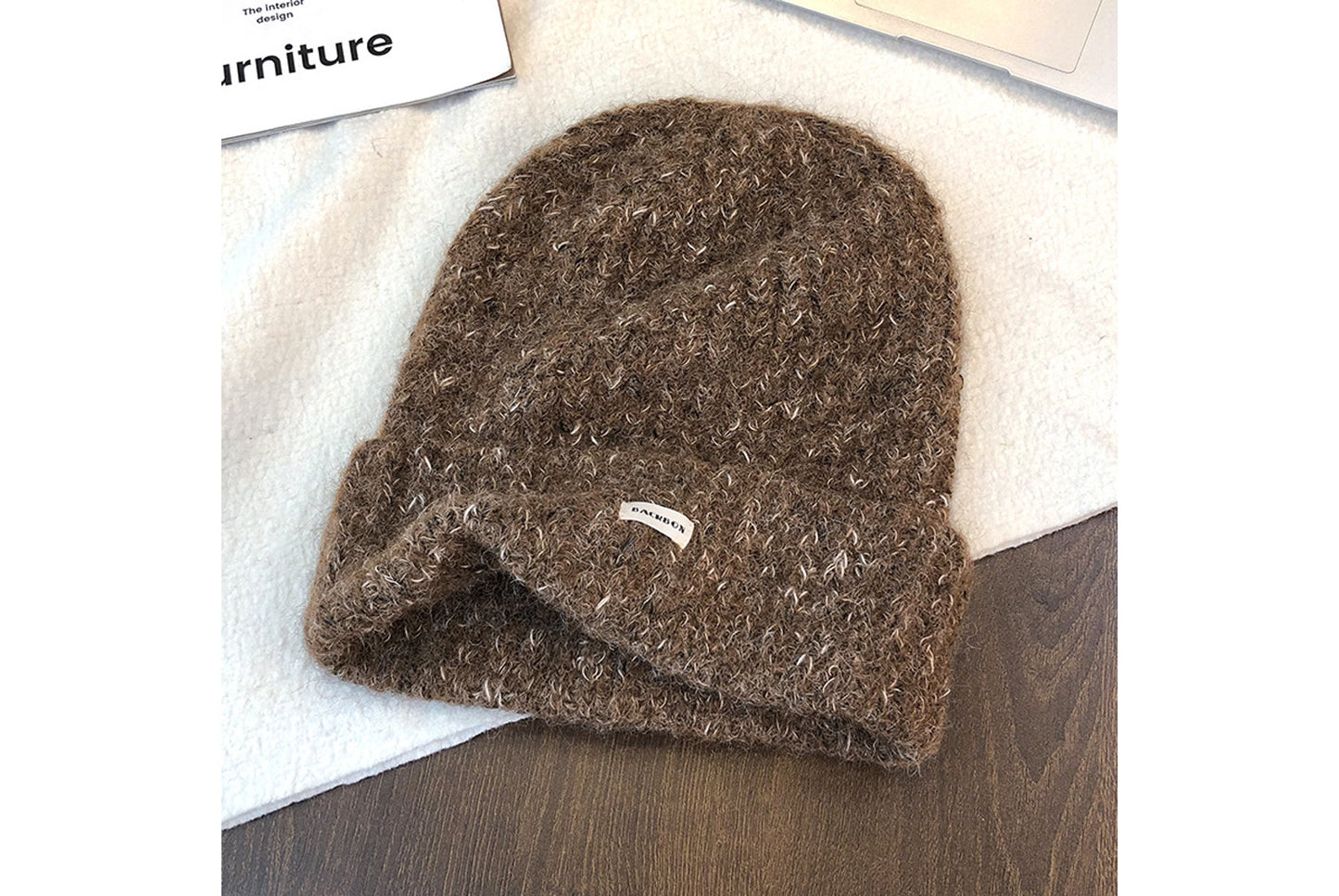 Warm Knitted Beanie with Ear flaps