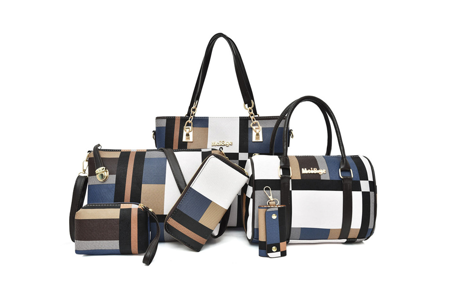 Six-Piece Crossbody/Shoulder Bag Set
