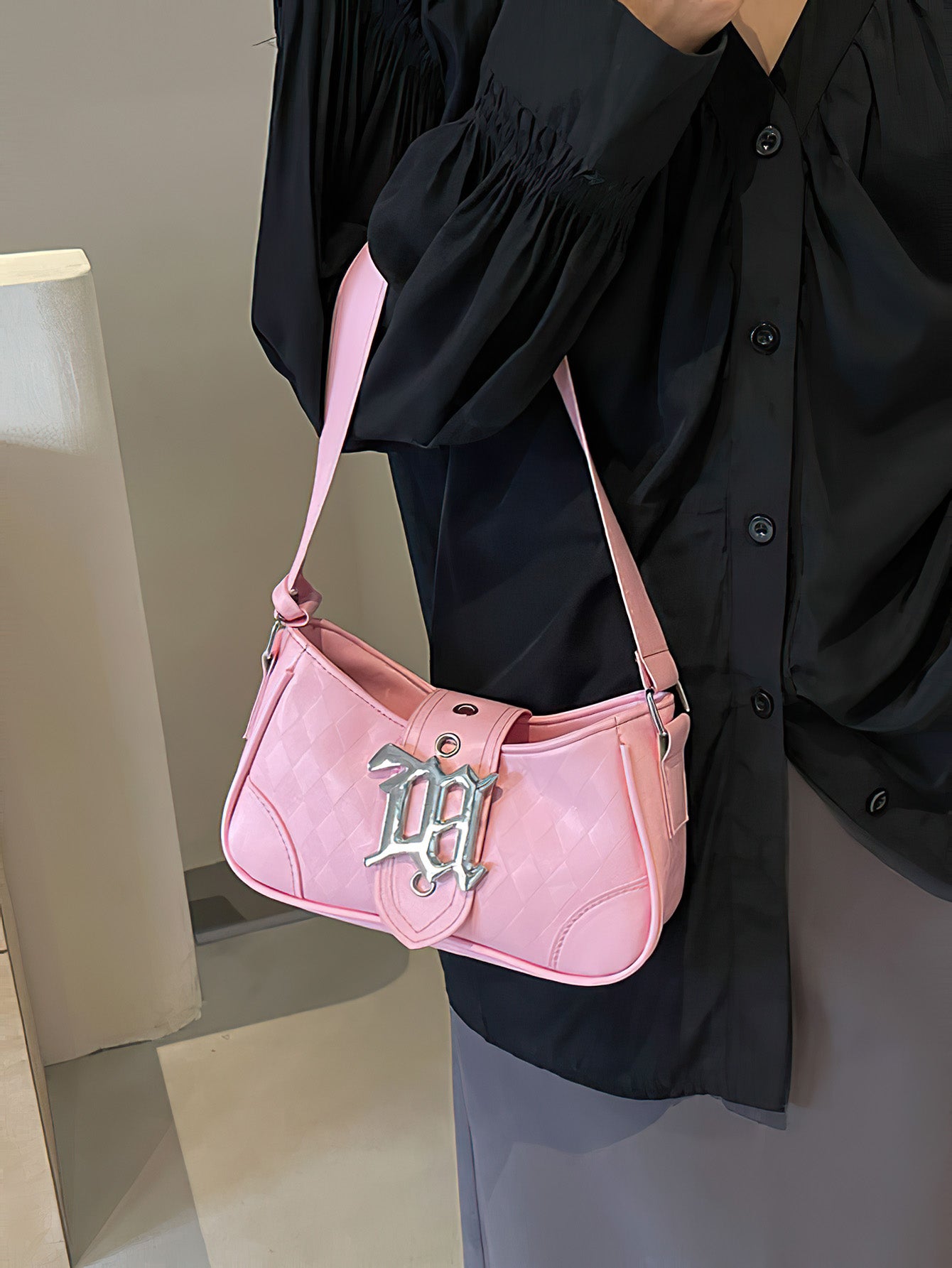 Stylish Korean-Inspired Medium Square Crossbody Bag for Women - 5 Colours