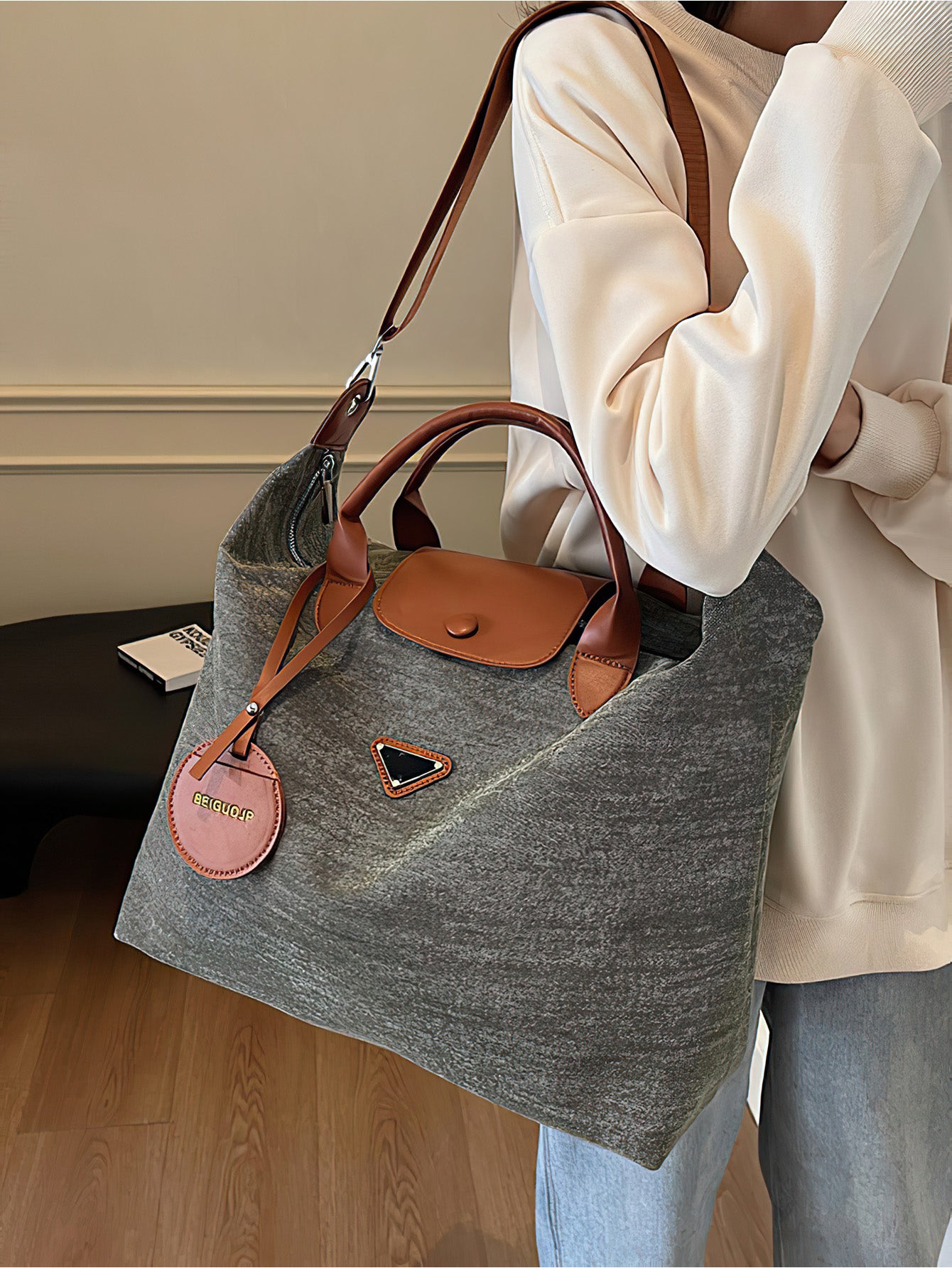 Denim Travel Tote Bag – 3 Colours