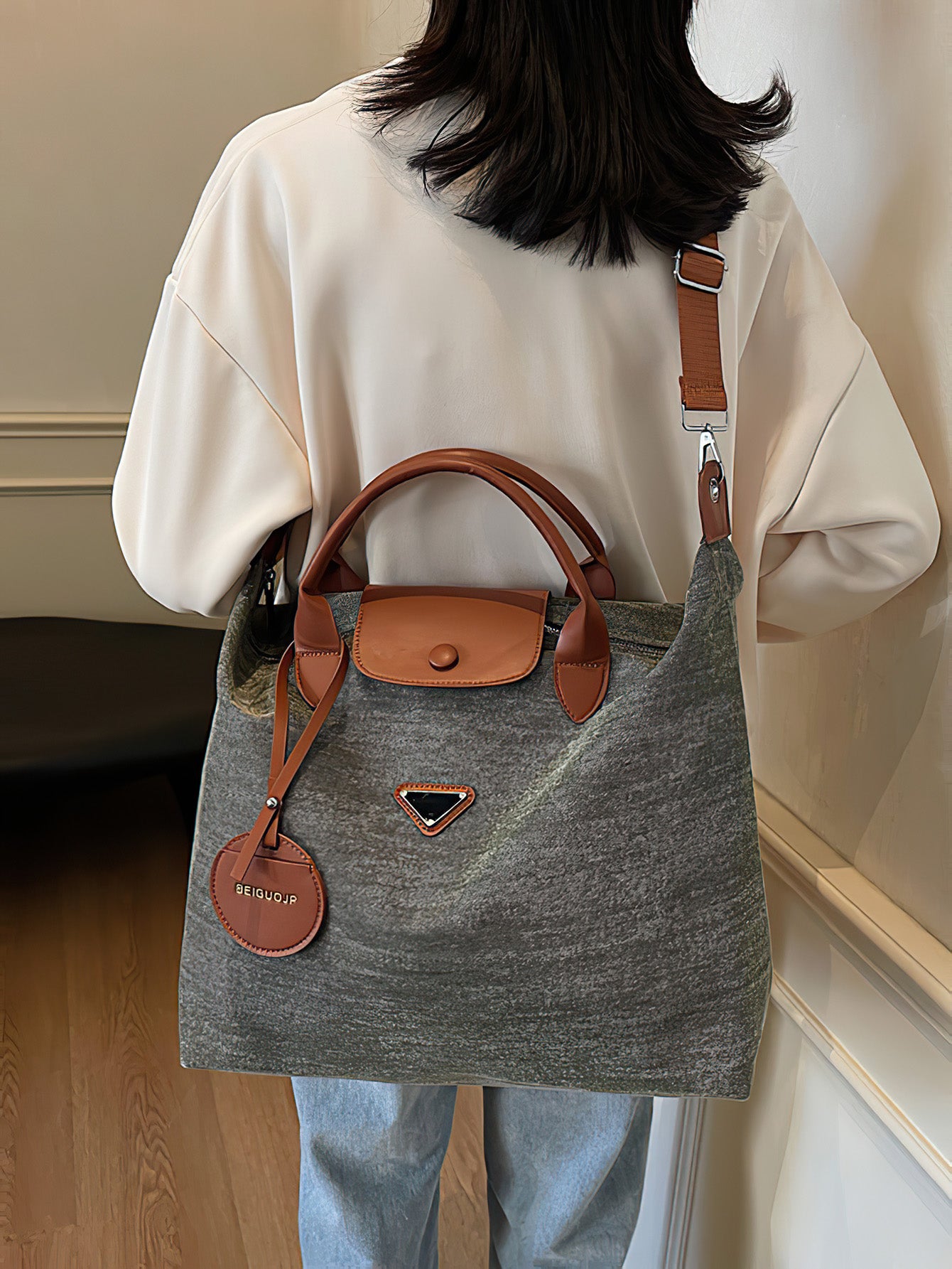 Denim Travel Tote Bag – 3 Colours