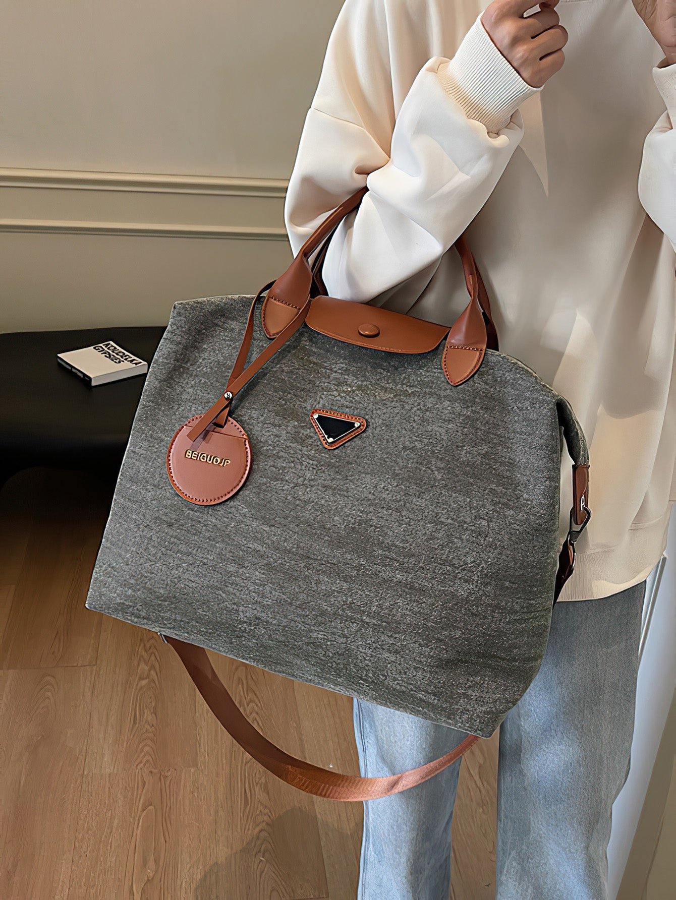 Denim Travel Tote Bag – 3 Colours