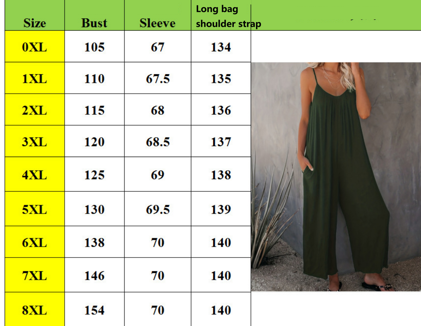 Solid color casual jumpsuit with pockets