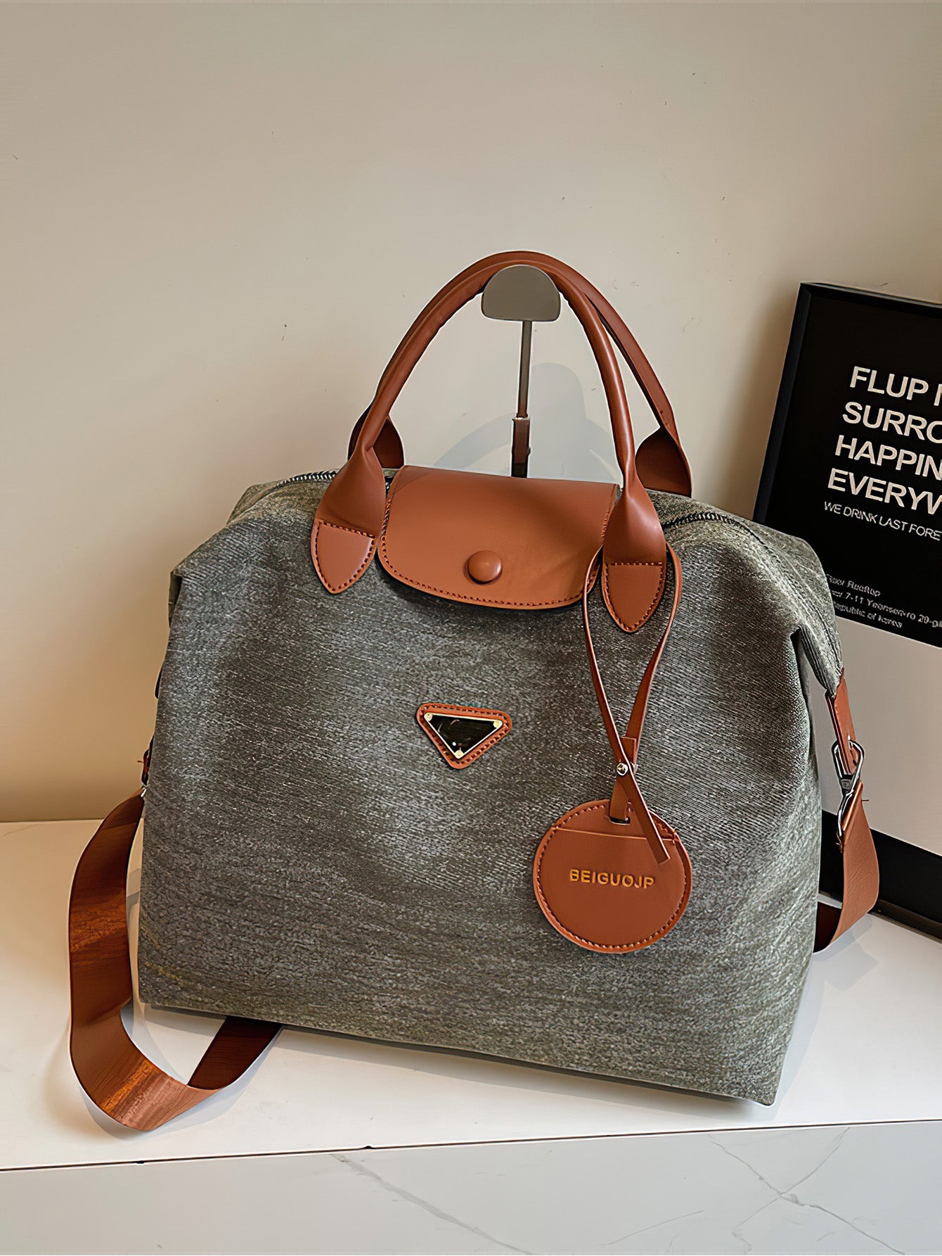 Denim Travel Tote Bag – 3 Colours