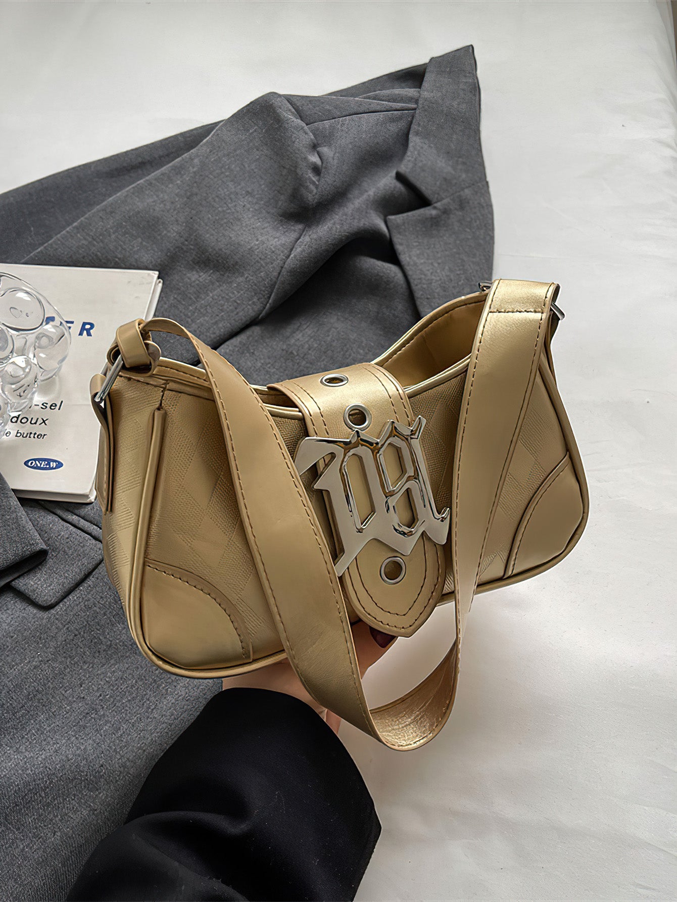 Stylish Korean-Inspired Medium Square Crossbody Bag for Women - 5 Colours