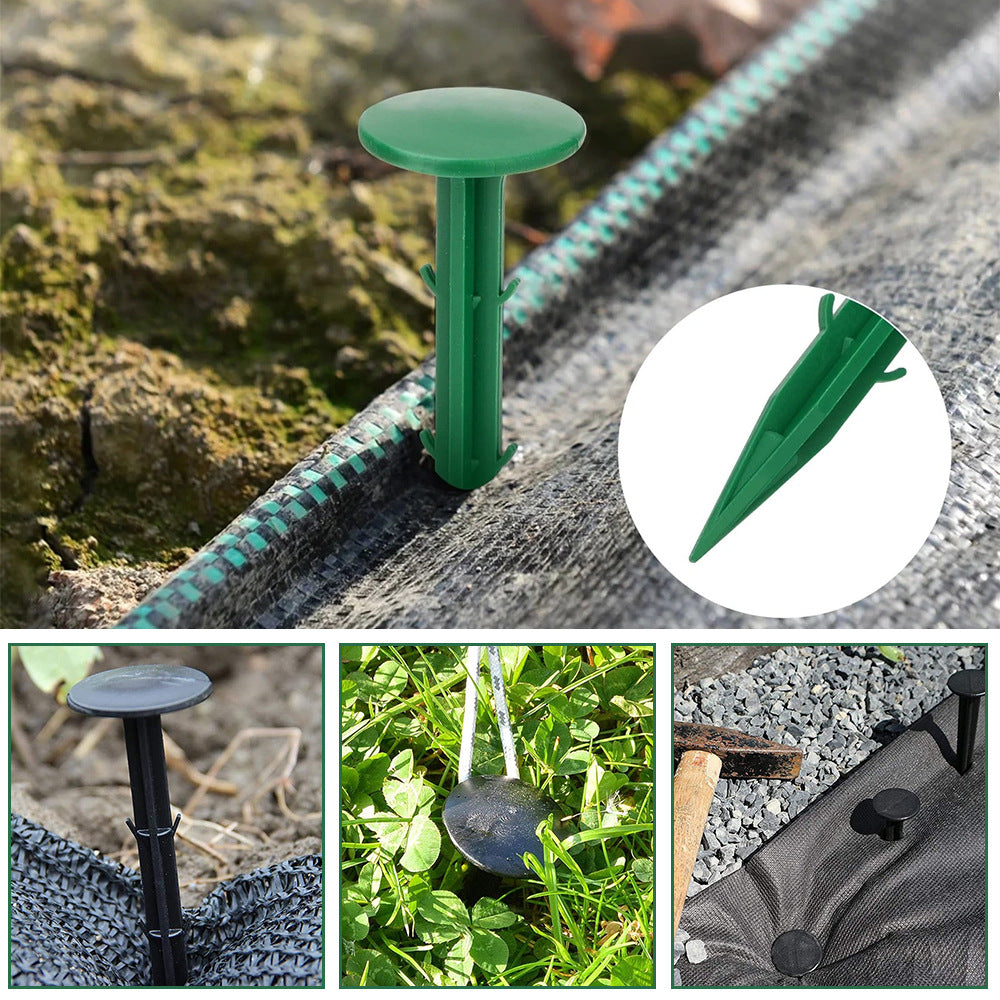 # 16cm Plastic Gardening Weed Control Fabric Ground Pegs