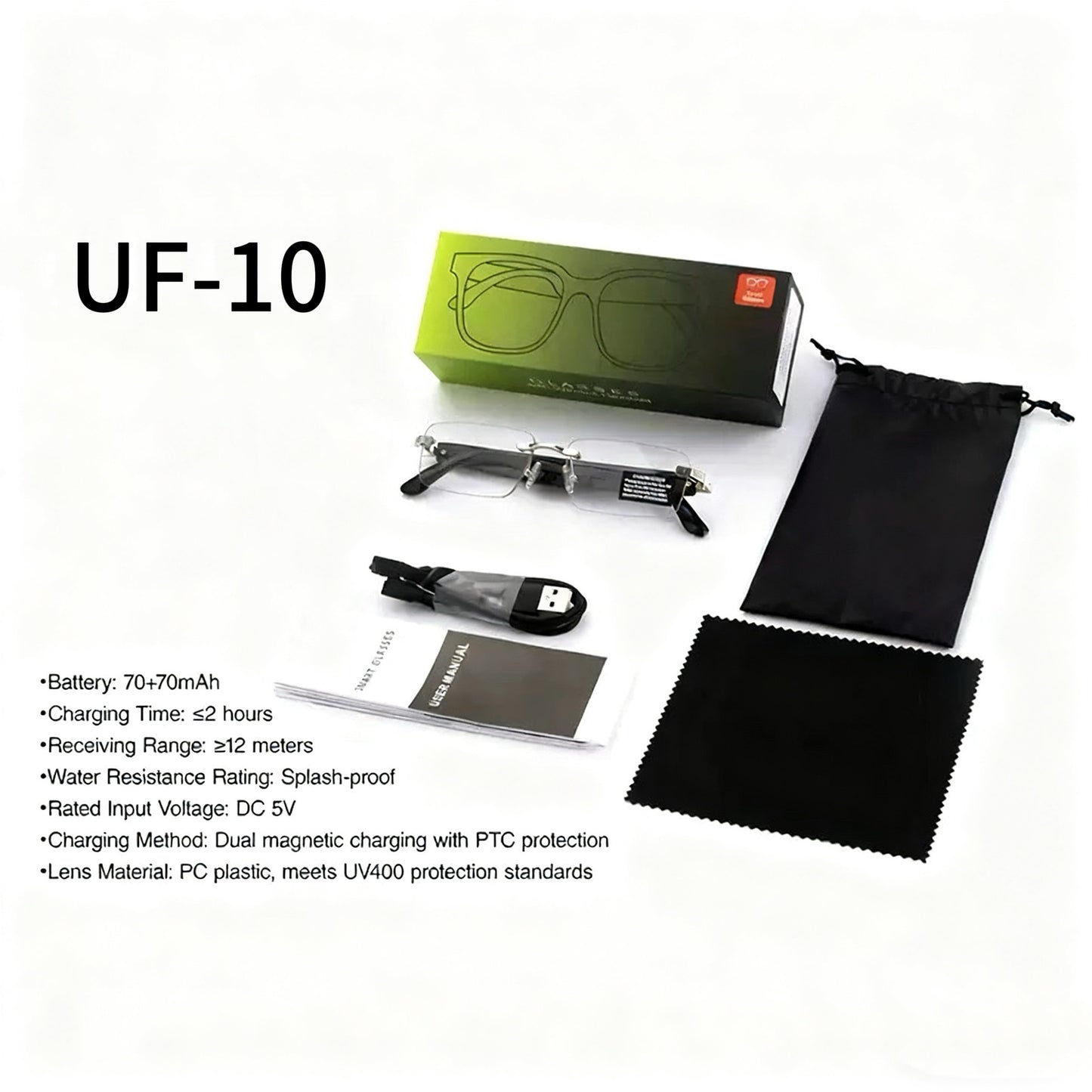# UF-10 Smart Bluetooth Glasses