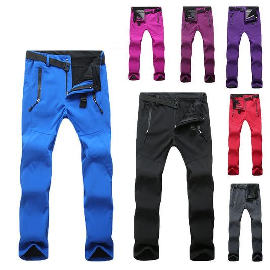 Men's and Women's Autumn/Winter Softshell Pants
