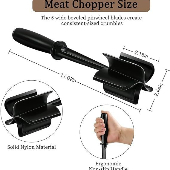 # Handheld Meat Chopper and Spatula