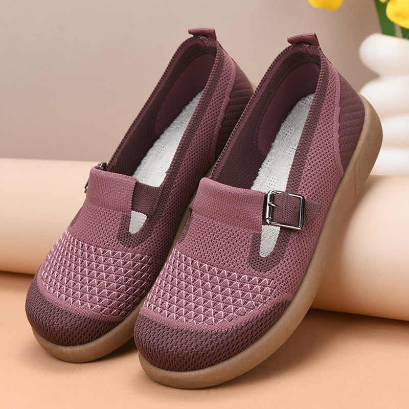 # Round-Toe Soft-Soled Versatile Women's Shoes