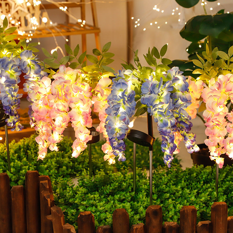 # Solar-Powered Wisteria LED Landscape Light for Courtyards and Lawns