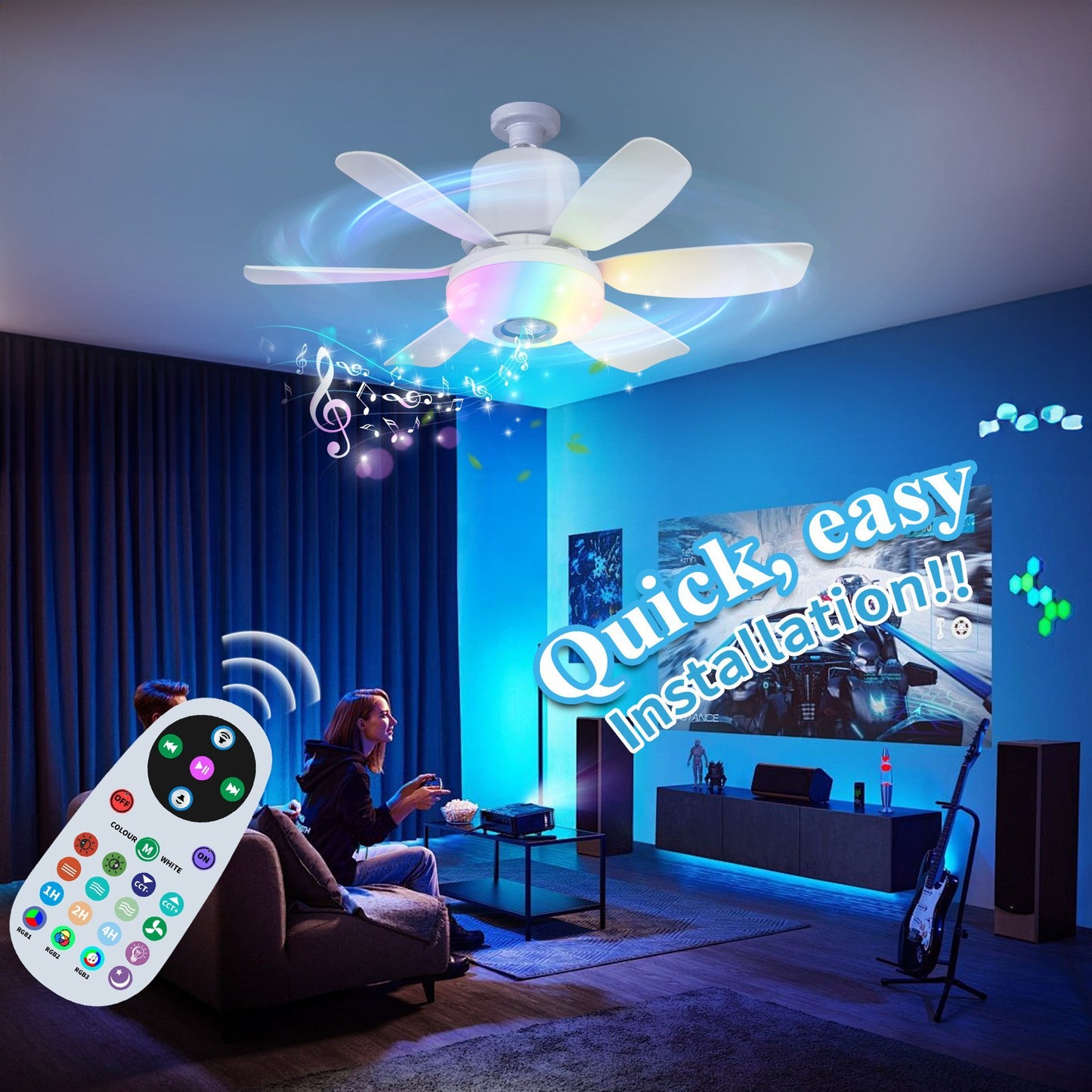 # LED Ceiling Fan Light