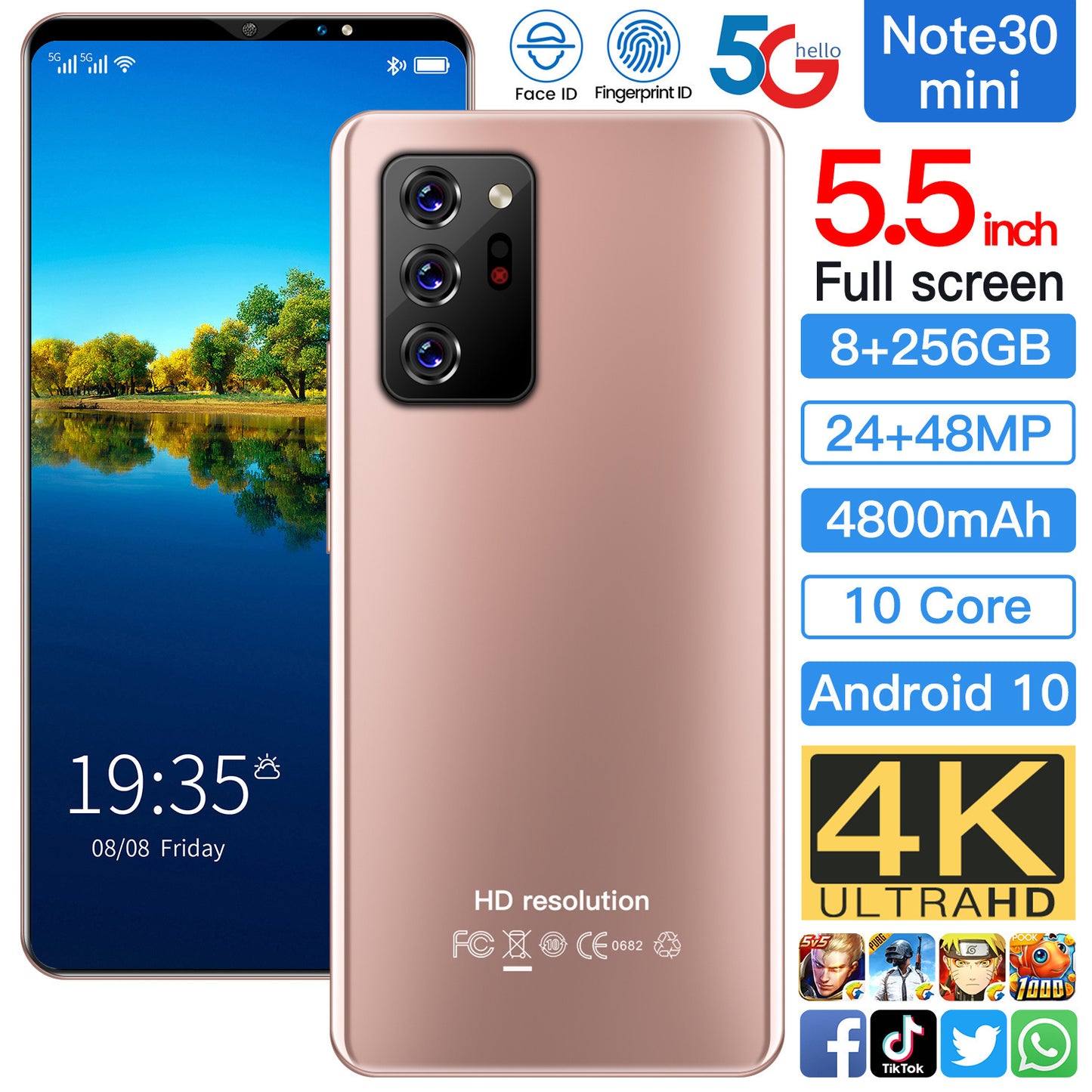 Note30 Mini Android Smartphone