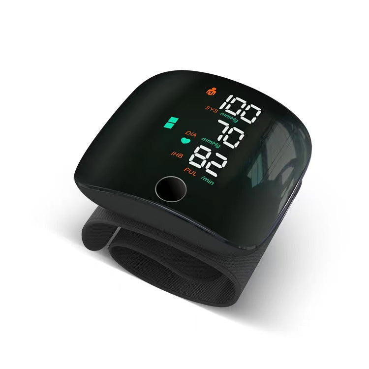Wrist-Style Rechargeable Blood Pressure Monitor with Voice Announcement