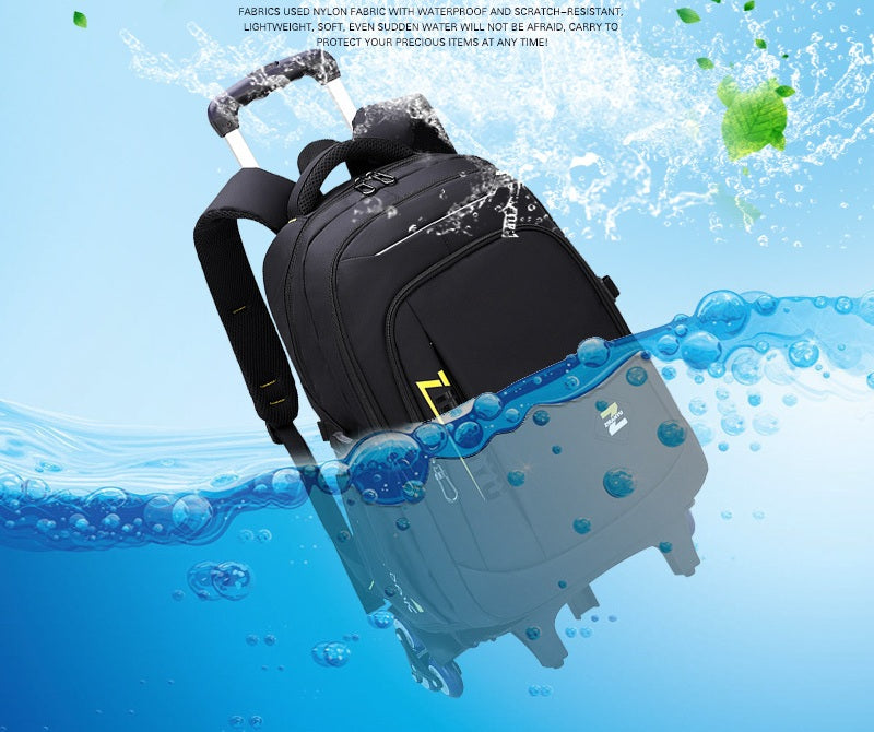 Large Capacity Roller Backpack/Dual-Use Backpack