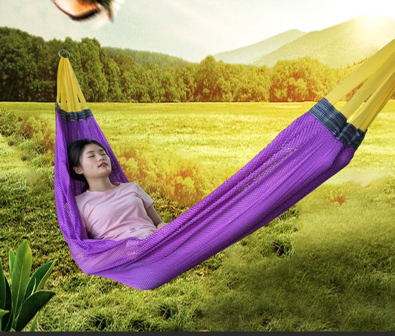 # Outdoor Ice Silk Mesh Anti-Tipping Hammock