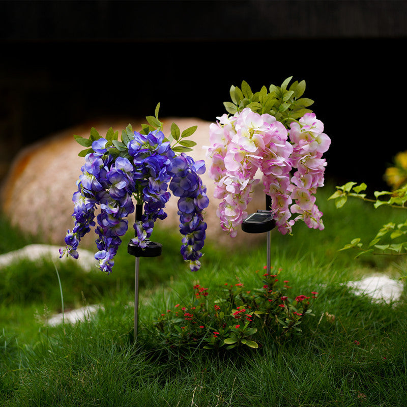 # Solar-Powered Wisteria LED Landscape Light for Courtyards and Lawns