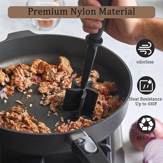 # Handheld Meat Chopper and Spatula