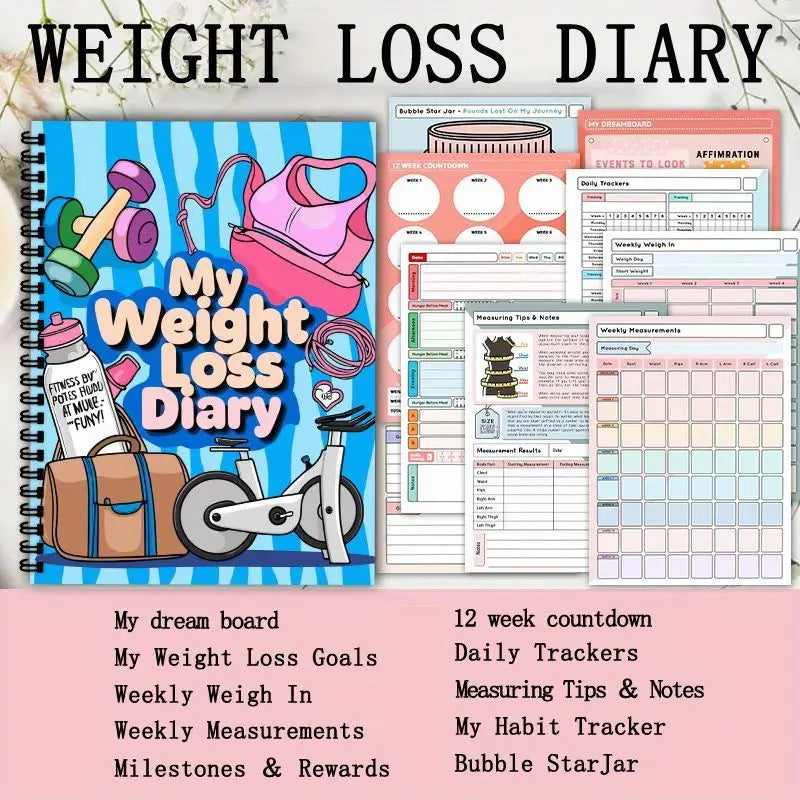 A5 Weight Loss Diary