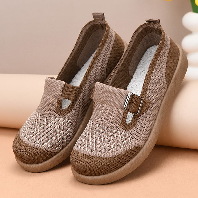 # Round-Toe Soft-Soled Versatile Women's Shoes